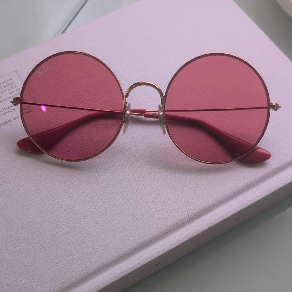 Ray-Ban Pink Round Sunglasses
